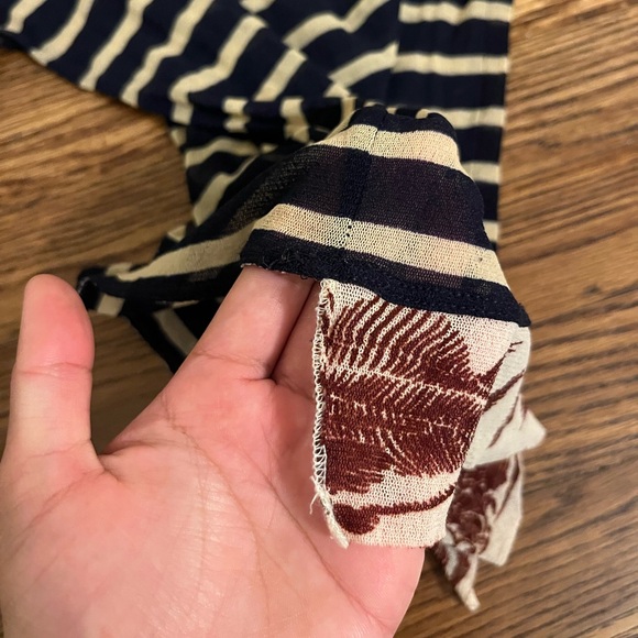 Vintage Jean Paul Gaultier Striped Mesh Top - Picture 3 of 4